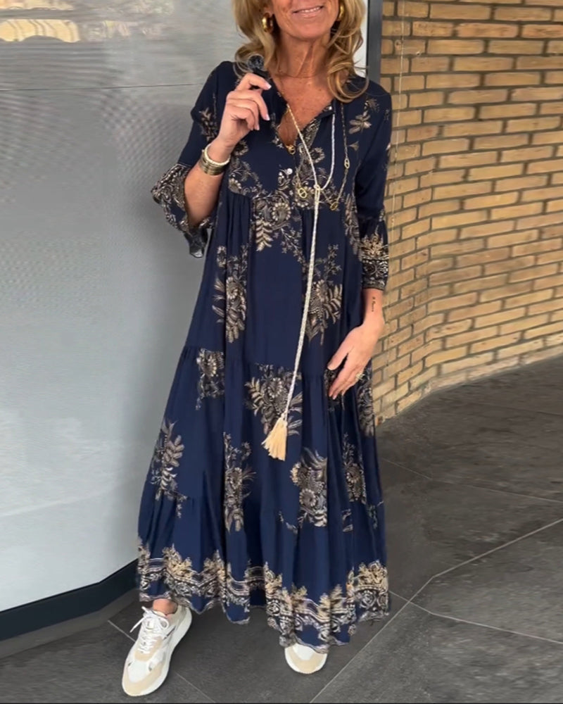 Rosaria | Elegante jurk met lange mouwen