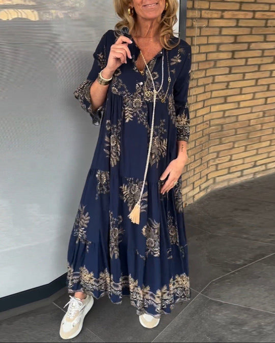 Rosaria | Elegante jurk met lange mouwen