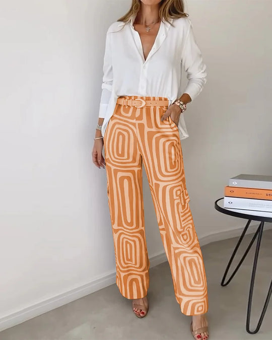 Sinan | Modieuze Flared Pants
