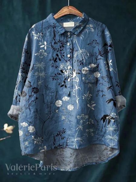 Marit | Blouse met bloemmotief