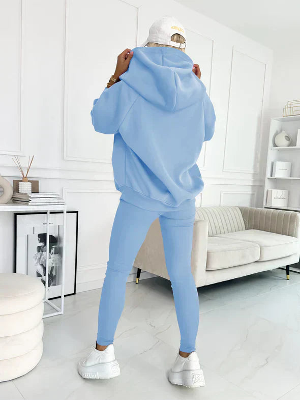 Saskia | Casual Dames Tweedelig Met Asymmetrische Snit