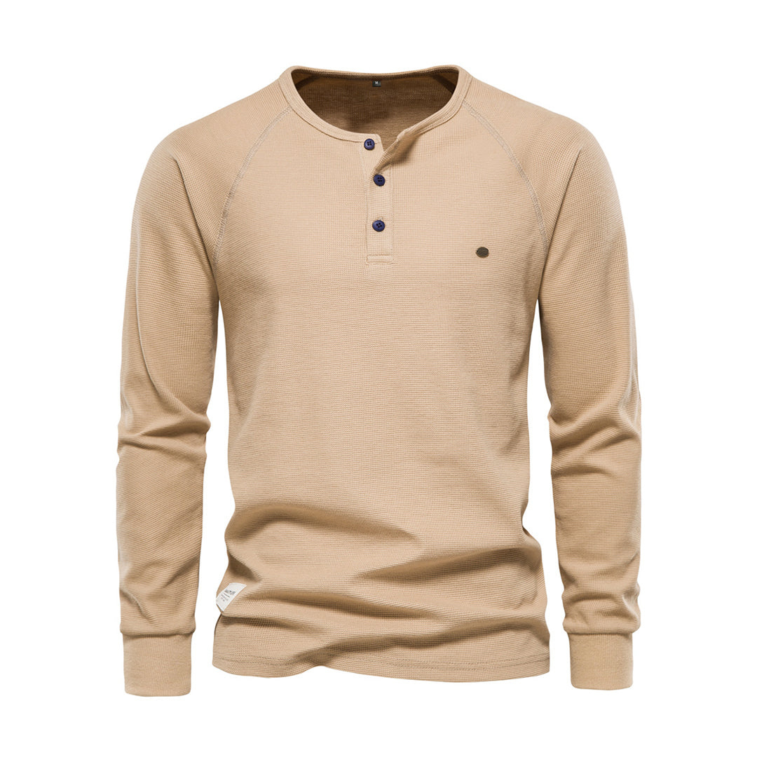 Johanin | Casual Heren Henley T-shirt