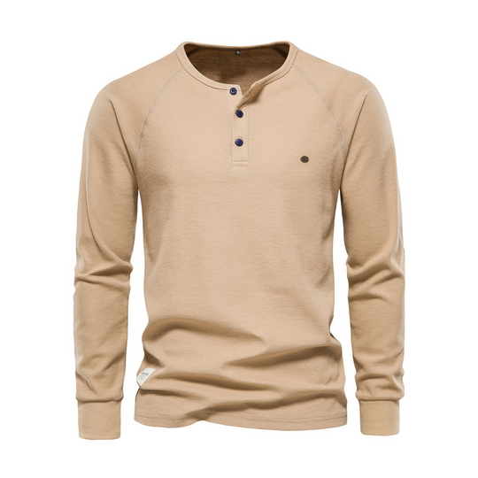 Johanin | Casual Heren Henley T-shirt