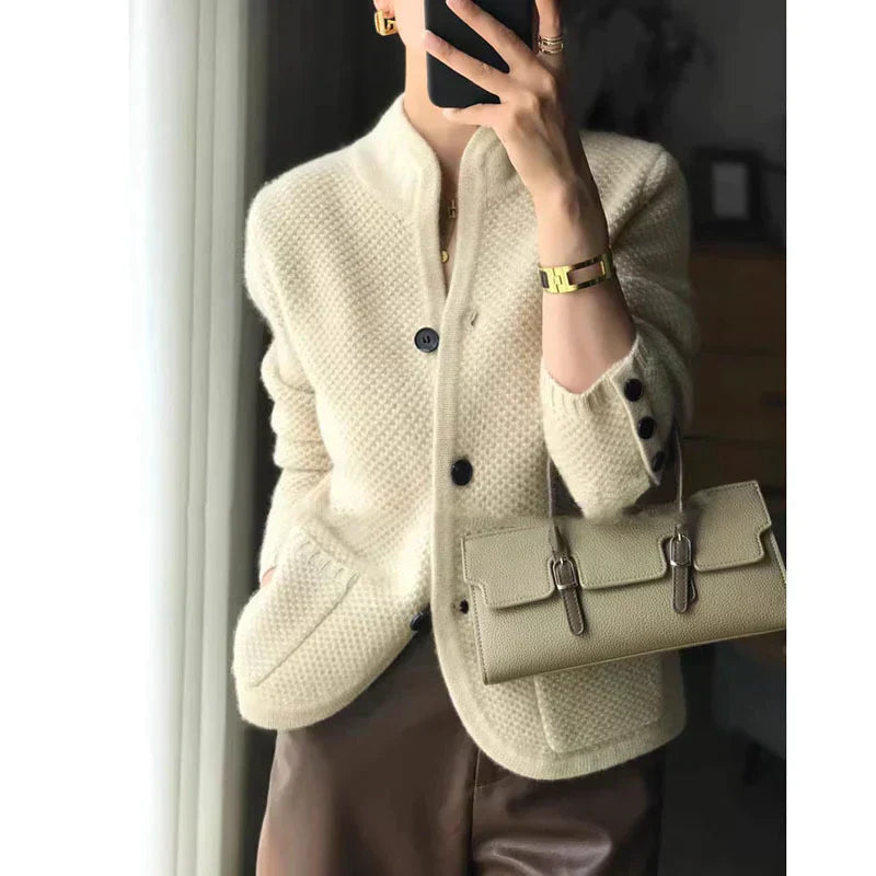 Betina | Dames Casual Comfortable Trui | Knopen Dons