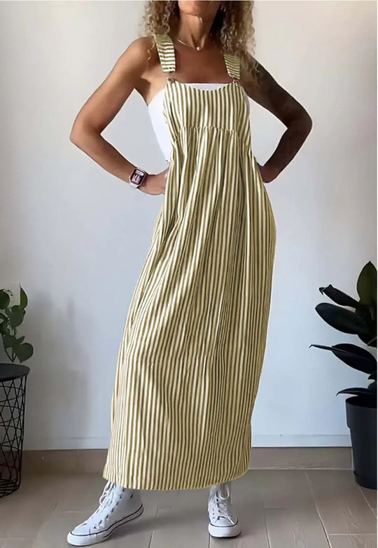 Iona | Casual gestreepte jurk