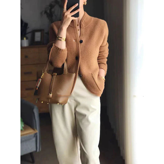 Betina | Dames Casual Comfortable Trui | Knopen Dons