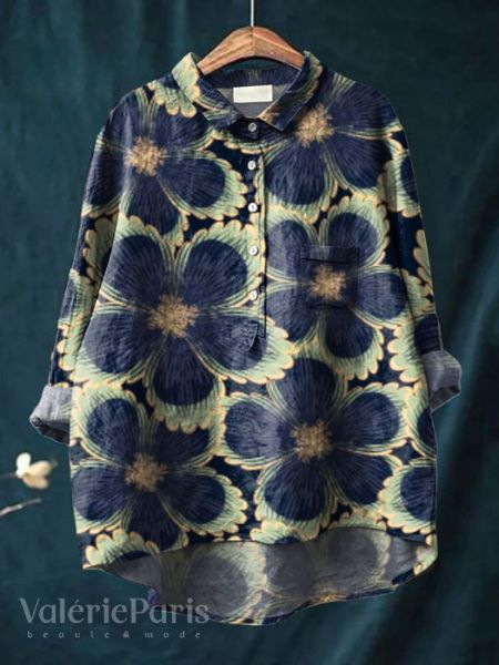 Marit | Blouse met bloemmotief