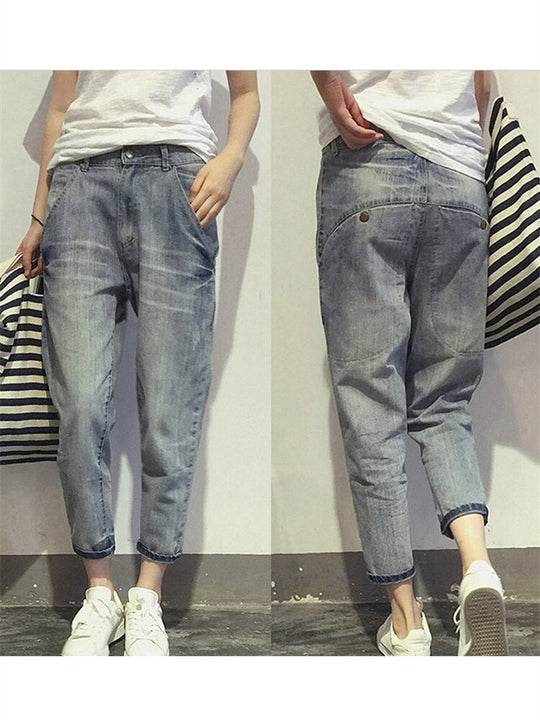 Dorin | Casual broek met elastische tailleband