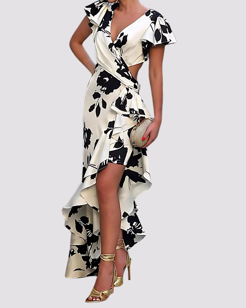 Evi | Jurk met bloemenprint