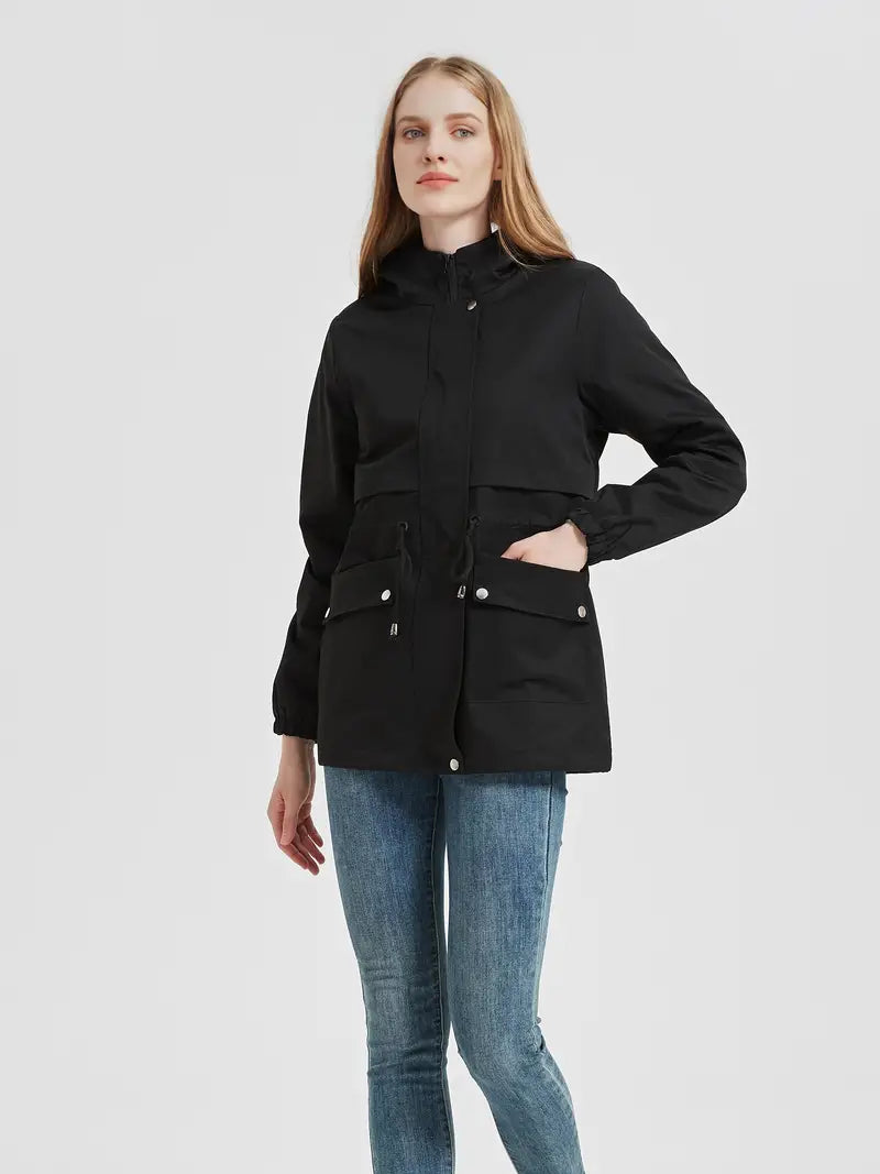 Marionet | Damen Parka met Fleece en Fransen