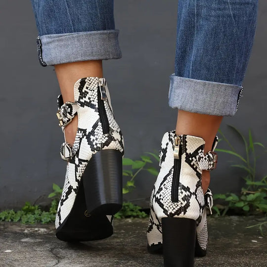 Freyal | Dames Enkelboots | Hakken