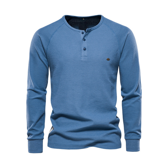 Johanin | Casual Heren Henley T-shirt