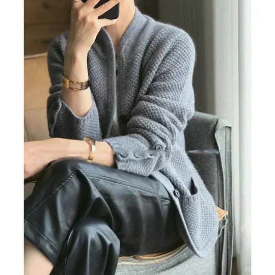Betina | Dames Casual Comfortable Trui | Knopen Dons