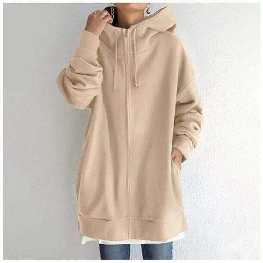 Klaralin | Dames Lange Kapuzenpullover | Warm