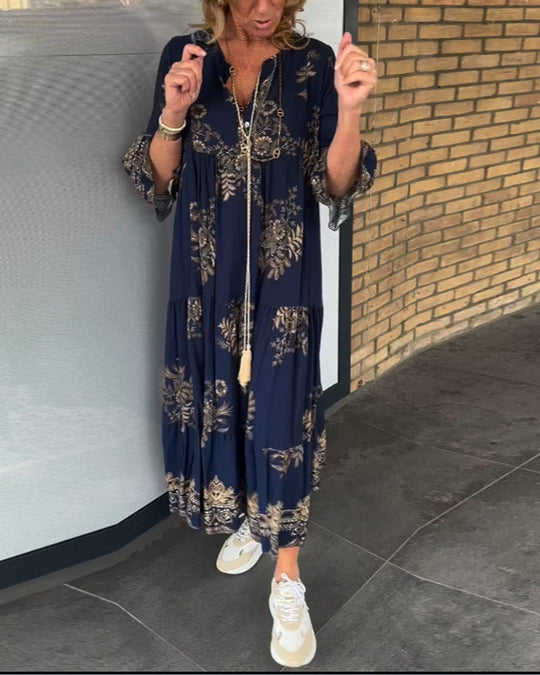 Rosaria | Elegante jurk met lange mouwen