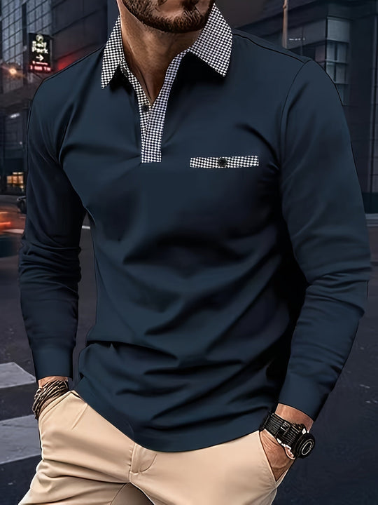 Derick | Stijlvol herenpoloshirt voor vrijetijd en bijzondere gelegenheden