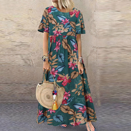 Elinne | Bloemenprint Jurk