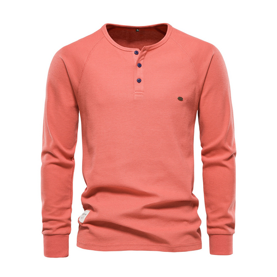 Johanin | Casual Heren Henley T-shirt