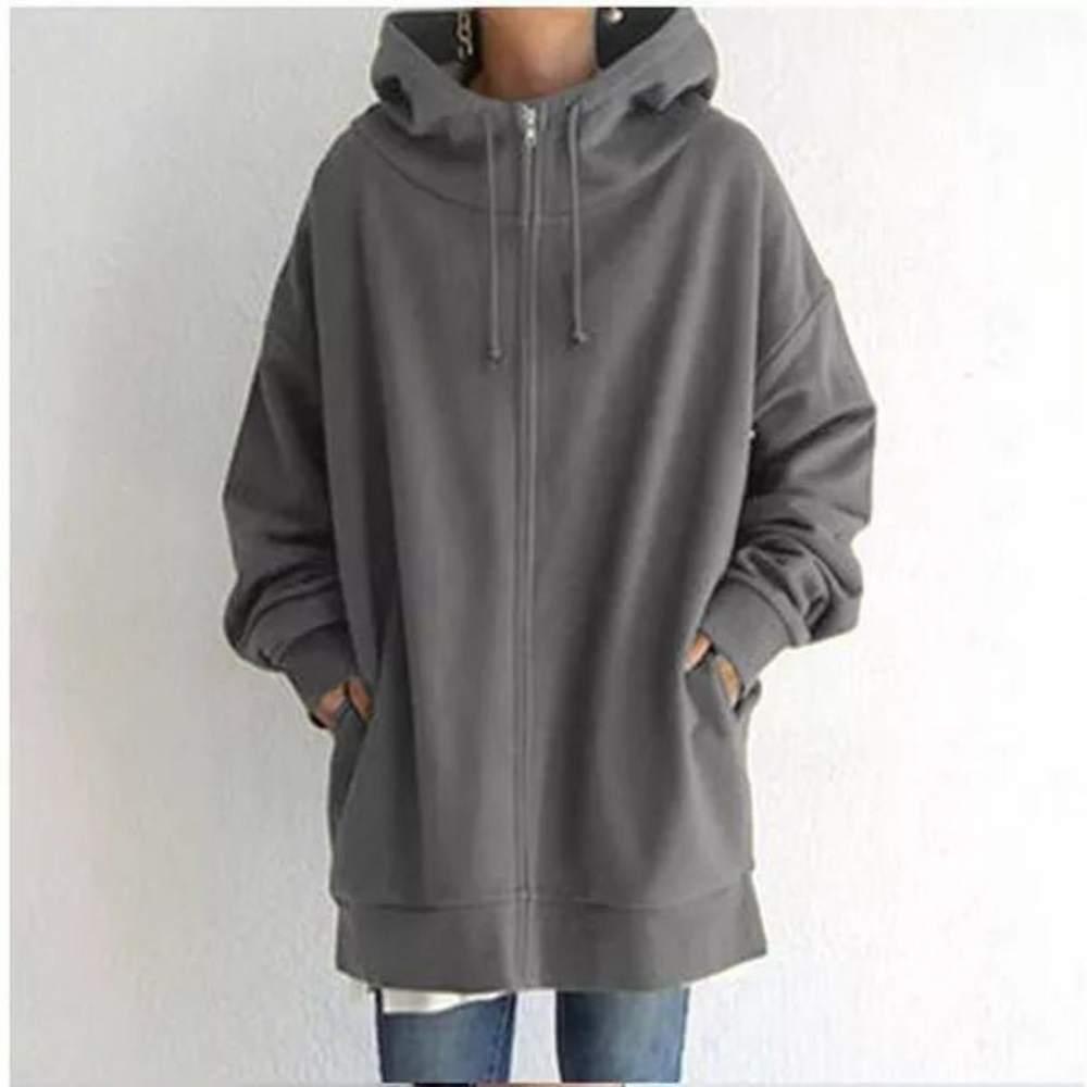 Klaralin | Dames Lange Kapuzenpullover | Warm
