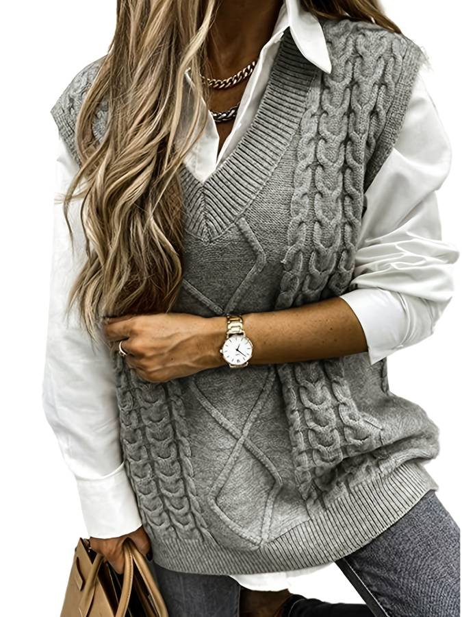 Stellna | Dames Gebreide Vest | Winter