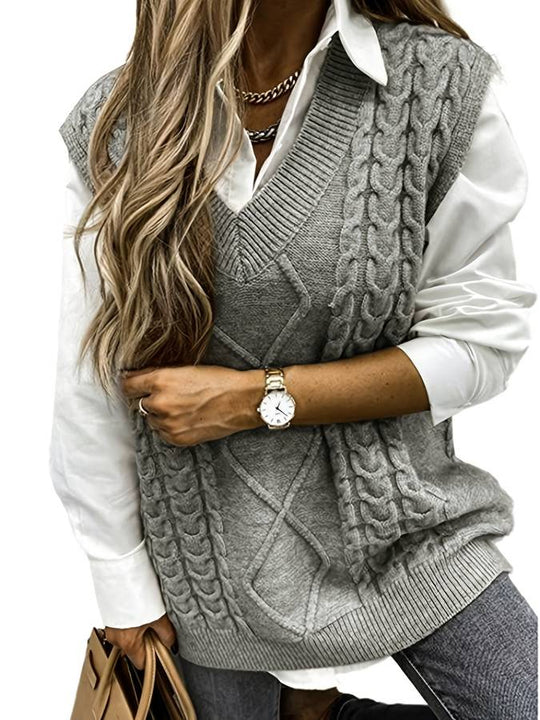 Stellna | Dames Gebreide Vest | Winter