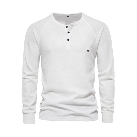Johanin | Casual Heren Henley T-shirt