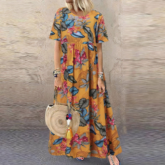 Elinne | Bloemenprint Jurk