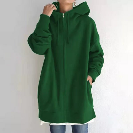 Klaralin | Dames Lange Kapuzenpullover | Warm