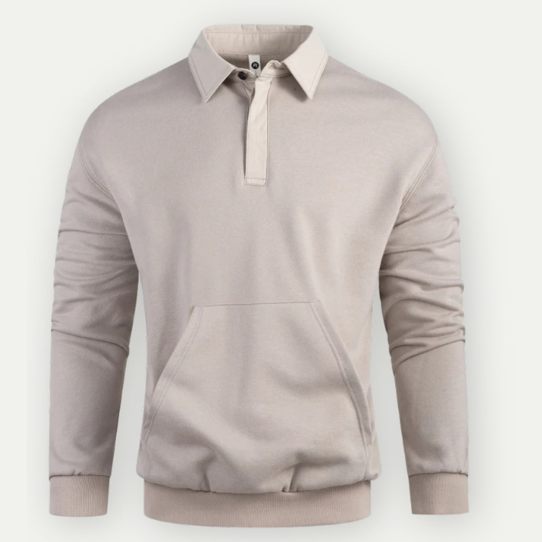 Klas | Pullover Sweatshirt met Kraag