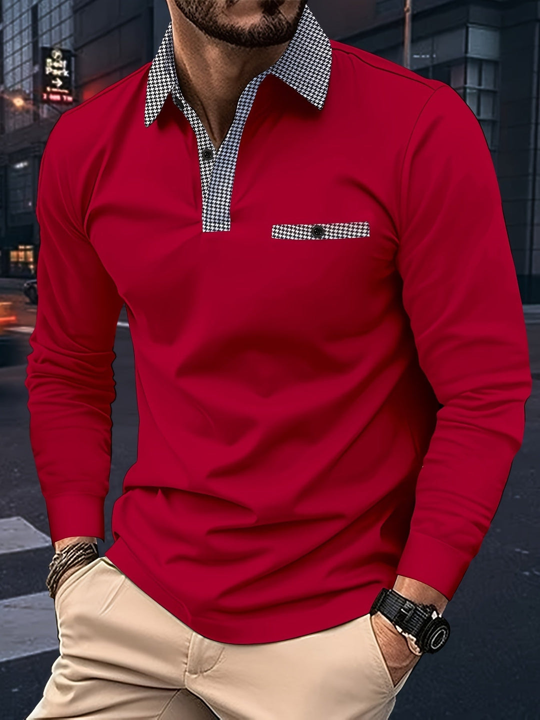 Derick | Stijlvol herenpoloshirt voor vrijetijd en bijzondere gelegenheden