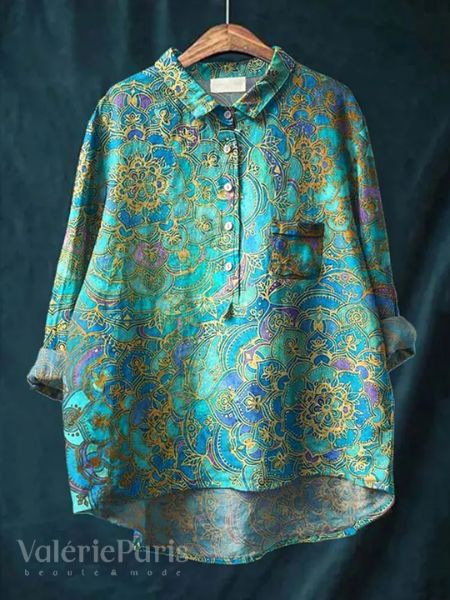 Marit | Blouse met bloemmotief