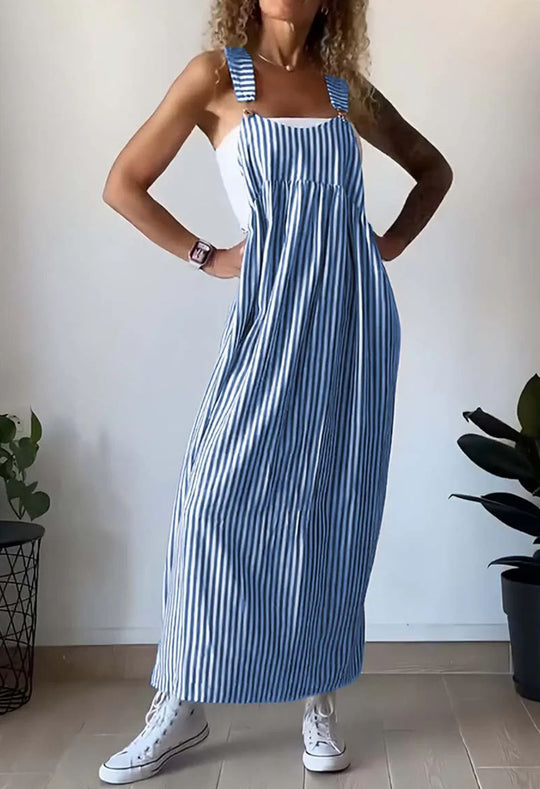 Iona | Casual gestreepte jurk