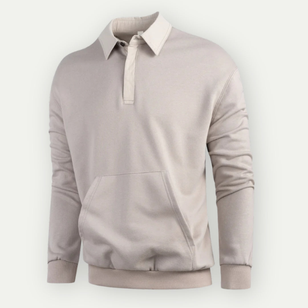 Klas | Pullover Sweatshirt met Kraag