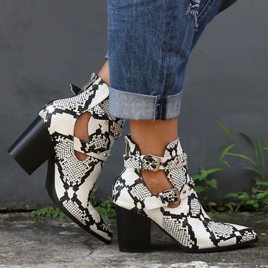 Freyal | Dames Enkelboots | Hakken