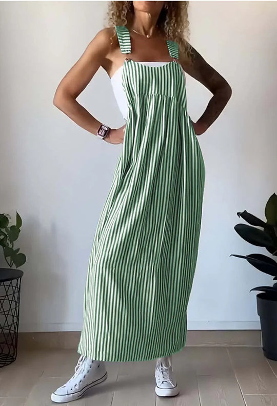 Iona | Casual gestreepte jurk