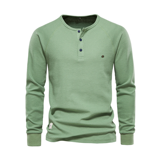 Johanin | Casual Heren Henley T-shirt