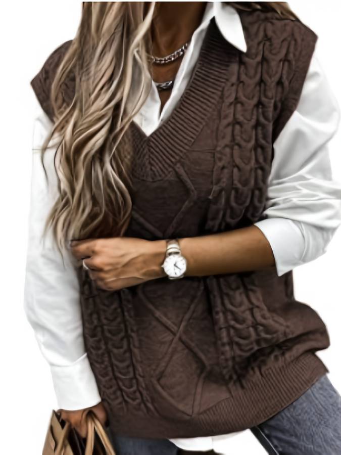 Stellna | Dames Gebreide Vest | Winter