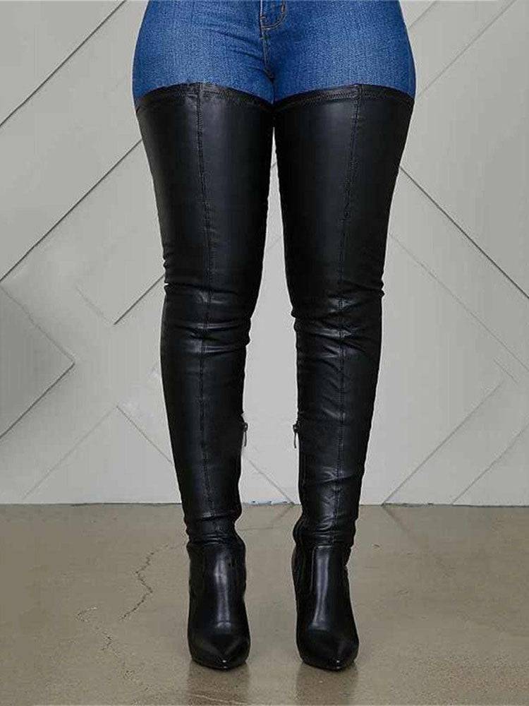 Eamone | Dames Overknee Laarzen | Waterdicht