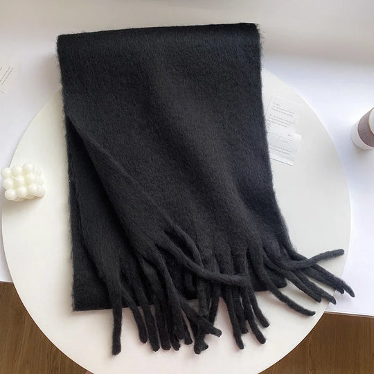Gwendaira | Luxe Kasjmier Dames Sjaal met Franjes