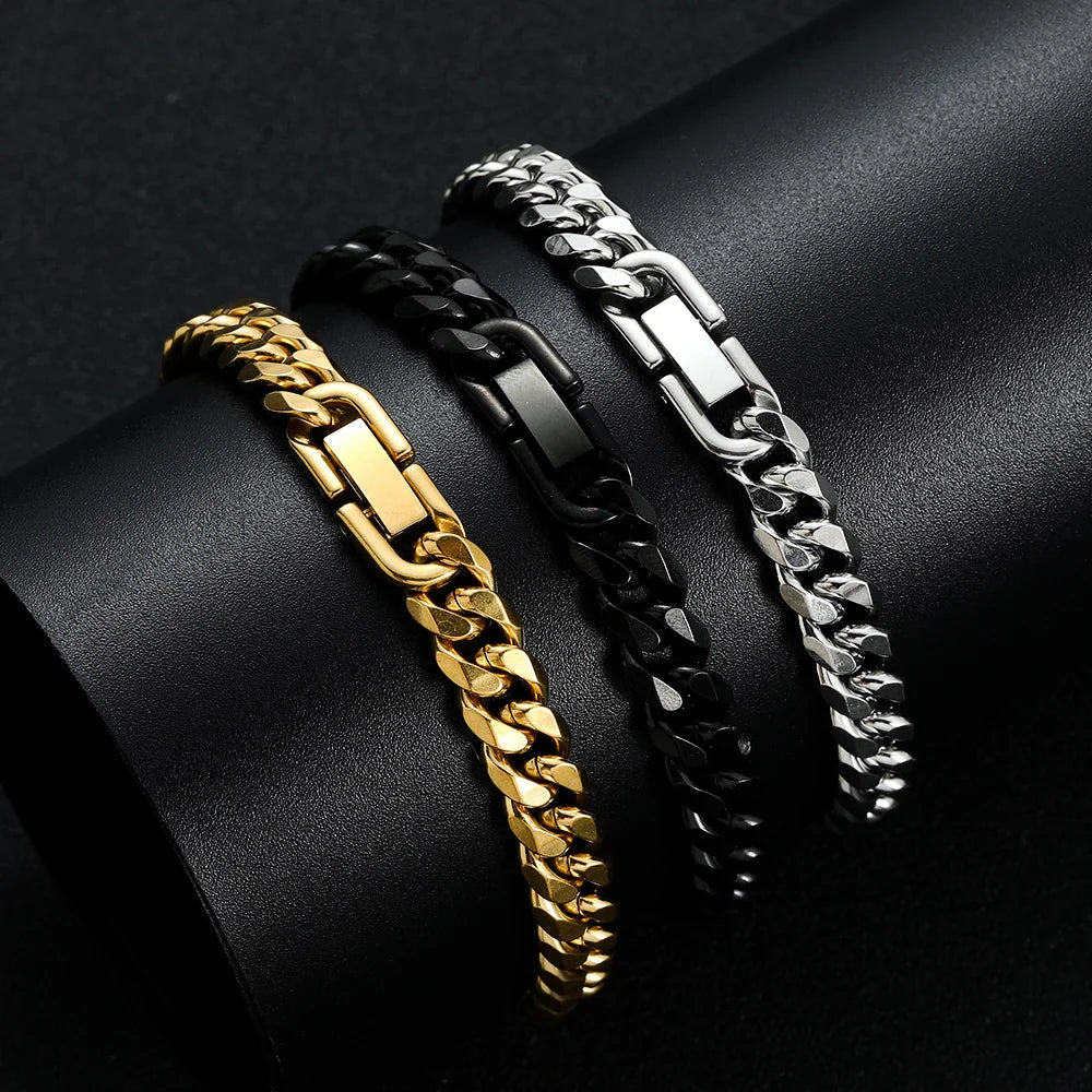 Titanium Cuban Armband