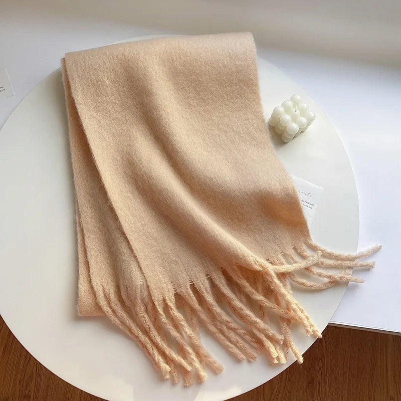 Gwendaira | Luxe Kasjmier Dames Sjaal met Franjes