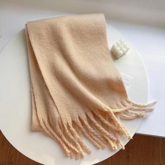 Gwendaira | Luxe Kasjmier Dames Sjaal met Franjes