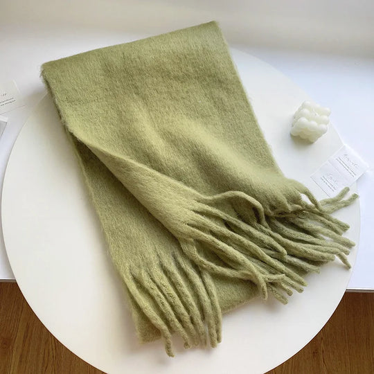 Gwendaira | Luxe Kasjmier Dames Sjaal met Franjes