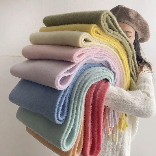 Gwendaira | Luxe Kasjmier Dames Sjaal met Franjes