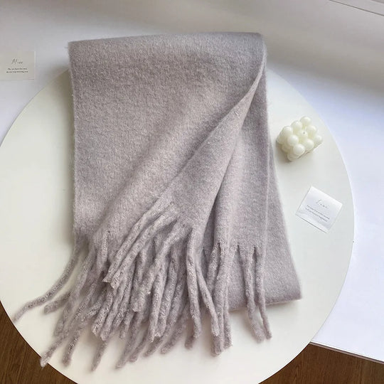 Gwendaira | Luxe Kasjmier Dames Sjaal met Franjes