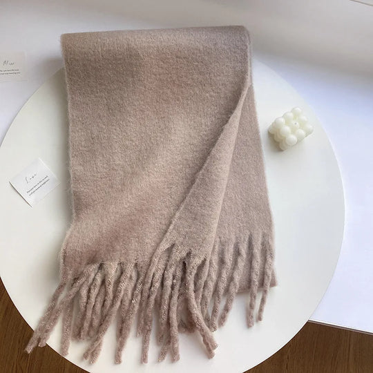 Gwendaira | Luxe Kasjmier Dames Sjaal met Franjes