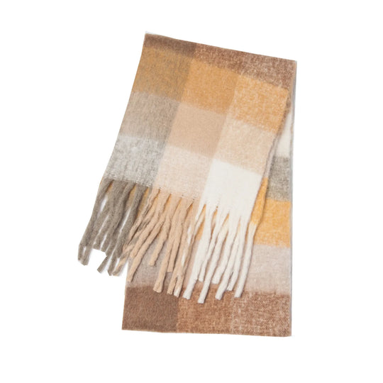 Gwendaira | Luxe Kasjmier Dames Sjaal met Franjes