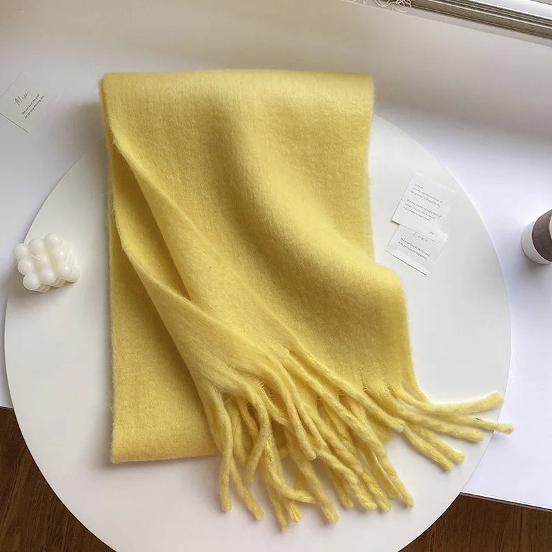 Gwendaira | Luxe Kasjmier Dames Sjaal met Franjes
