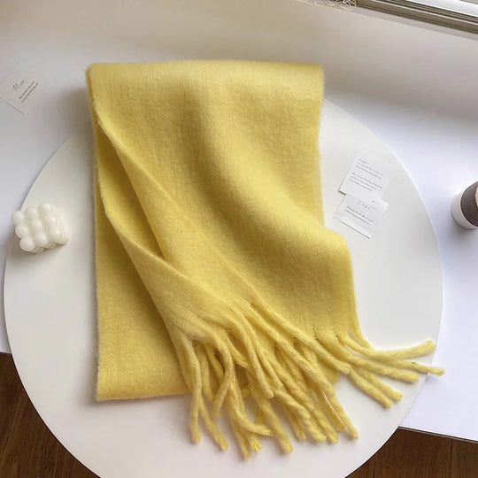 Gwendaira | Luxe Kasjmier Dames Sjaal met Franjes