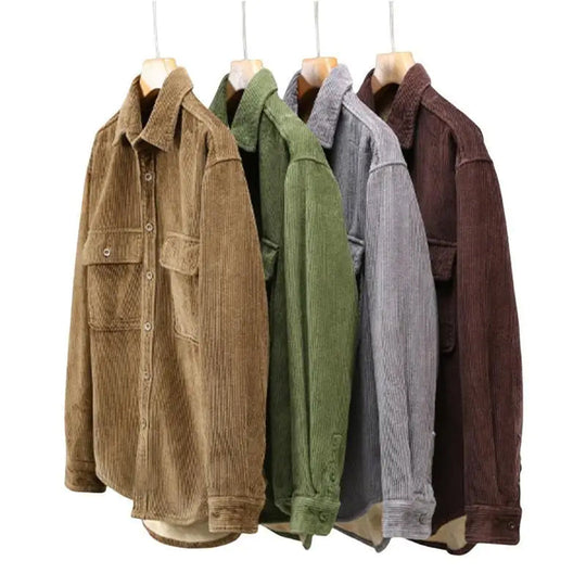 Cédalric | Winter-corduroy overhemd voor heren